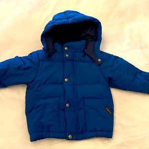 Ralph Lauren Baby Puffer Jacket w/ Removable Hood Sz 24 Months